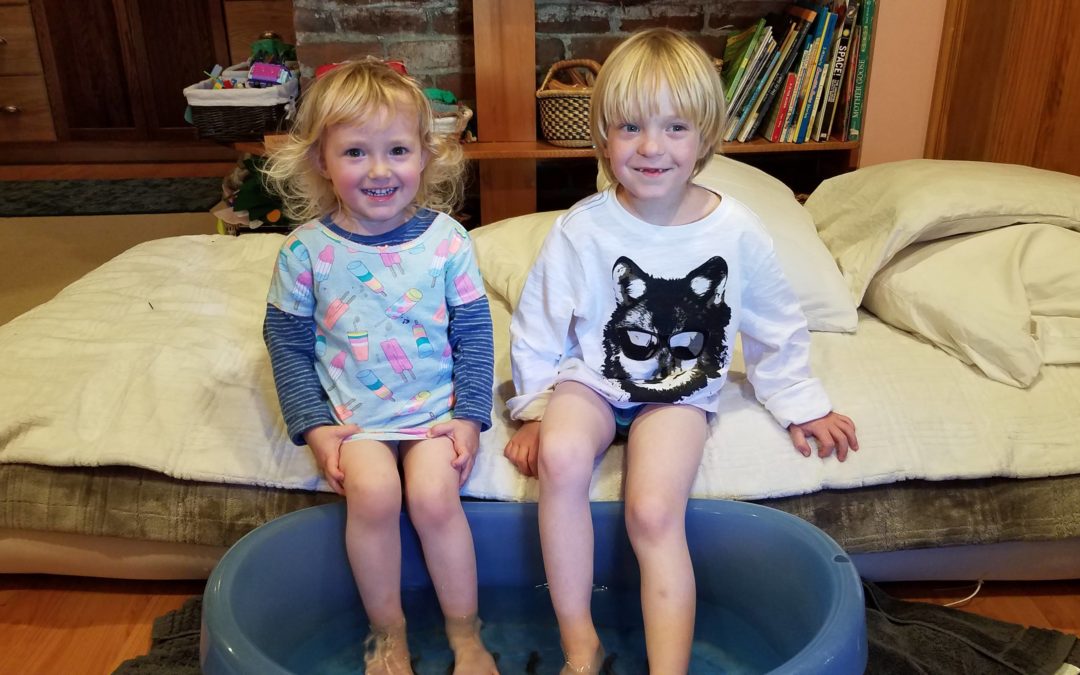 Lavender Foot Soak – A Self Care Ritual for Your Child